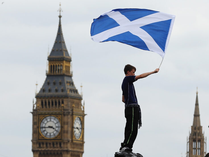 Unlike the rest of the UK, Scottish child poverty rates are falling