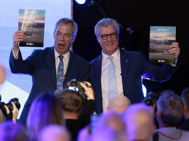 Nigel Farage heads north